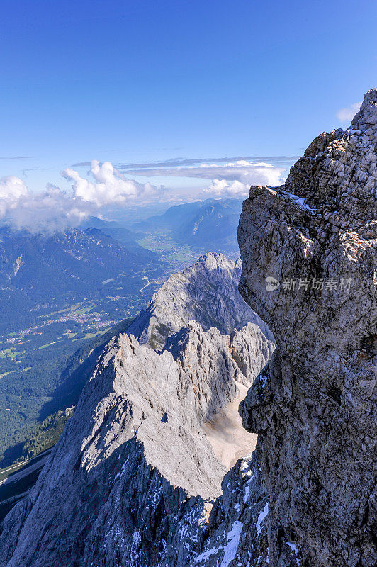 德国Garmisch-Partenkirchen Zugspitze峰会